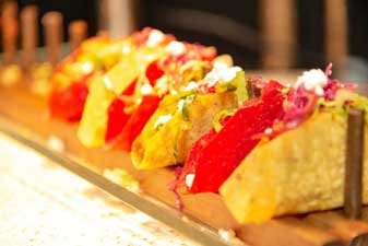 Uncorked and Uncapped Tasting Event Tacos